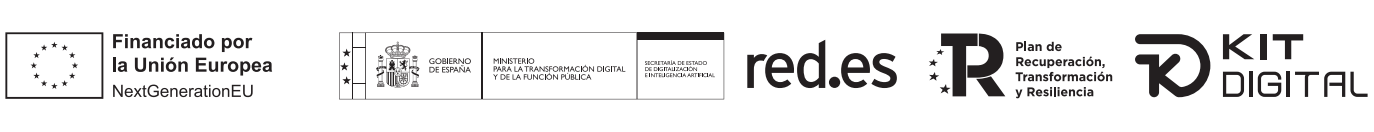 Financiado por Kit Digital - Gobierno de España - Plan de Recuperación, Transformación y Resiliencia - Financiado por la Unión Europea NextGenerationEU